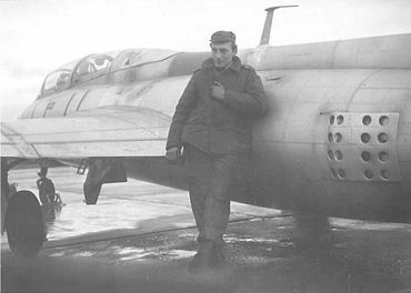 Autor se svěřeným letadlem L-29 Delfin 0304 - The author is entrusted aircraft L-29 0304